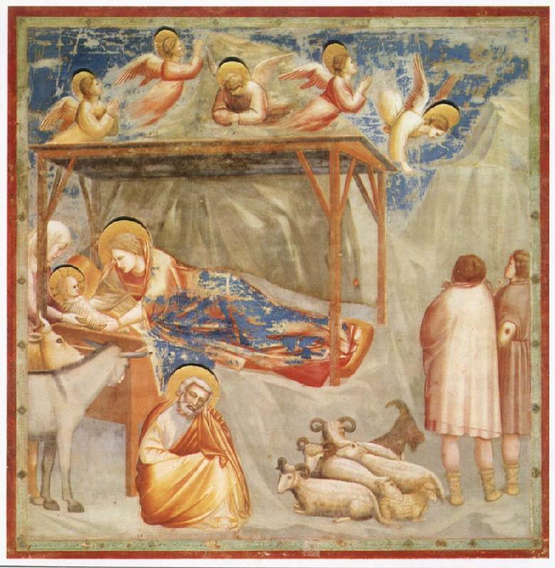 GIOTTO di Bondone Birth of Christ oil painting picture
